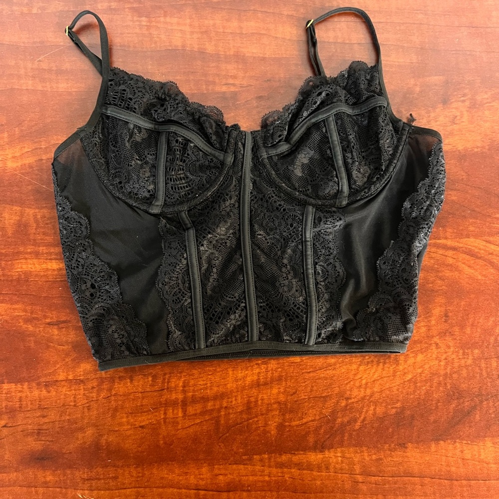 Elegant Black Lace Bralette